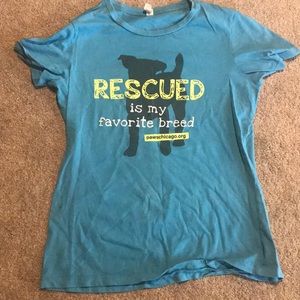 6/$25 rescue dog shirt
